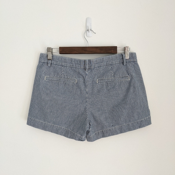 GAP Pinstripe Sunkissed Shorts in Blue and White, 2 - Picture 2 of 4